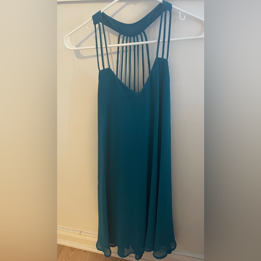 XS Express teal dress